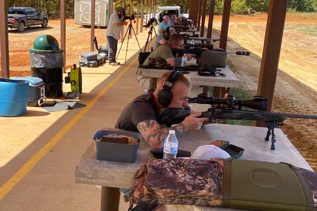 Long Range Rifle Range Shooting Benches Frankston TX 5H